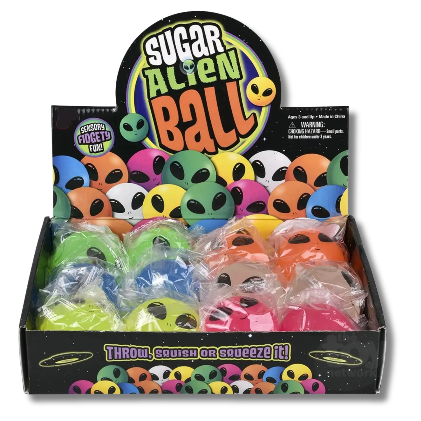 Alien Soft Squeeze Fidget Kids Toy- Assorted