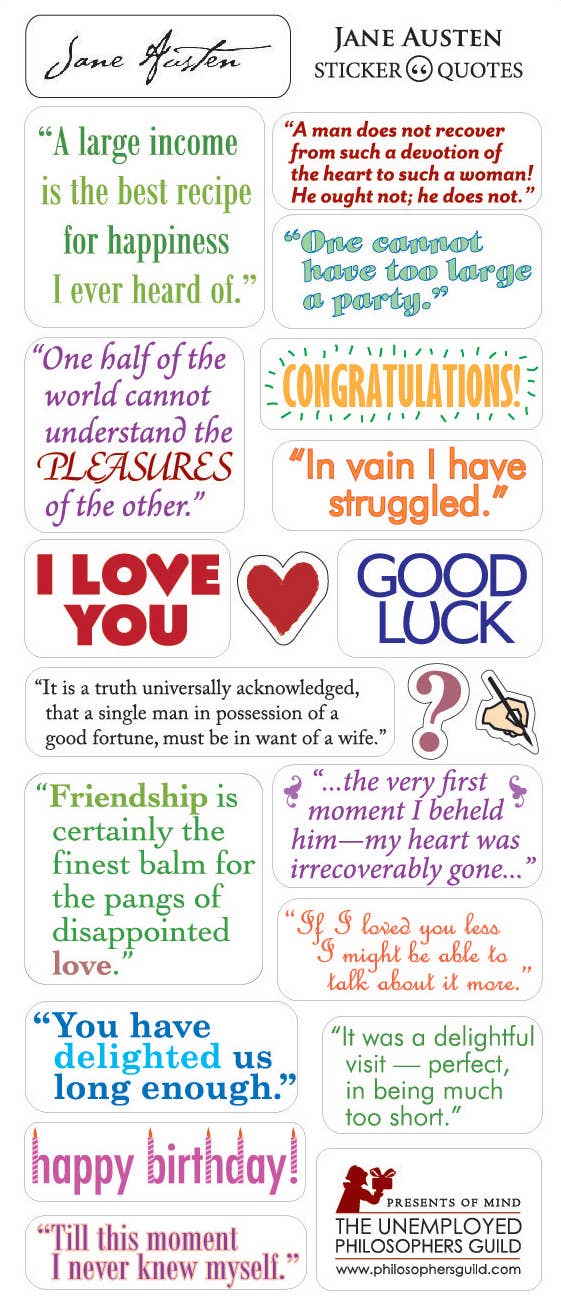 Jane Austen Card
