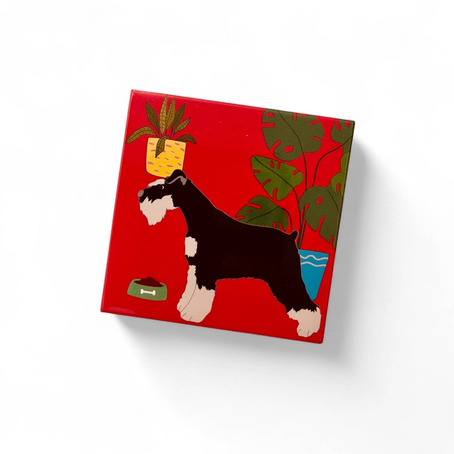 Assortment of 12 Puppy Dog Metal Tin Magnets