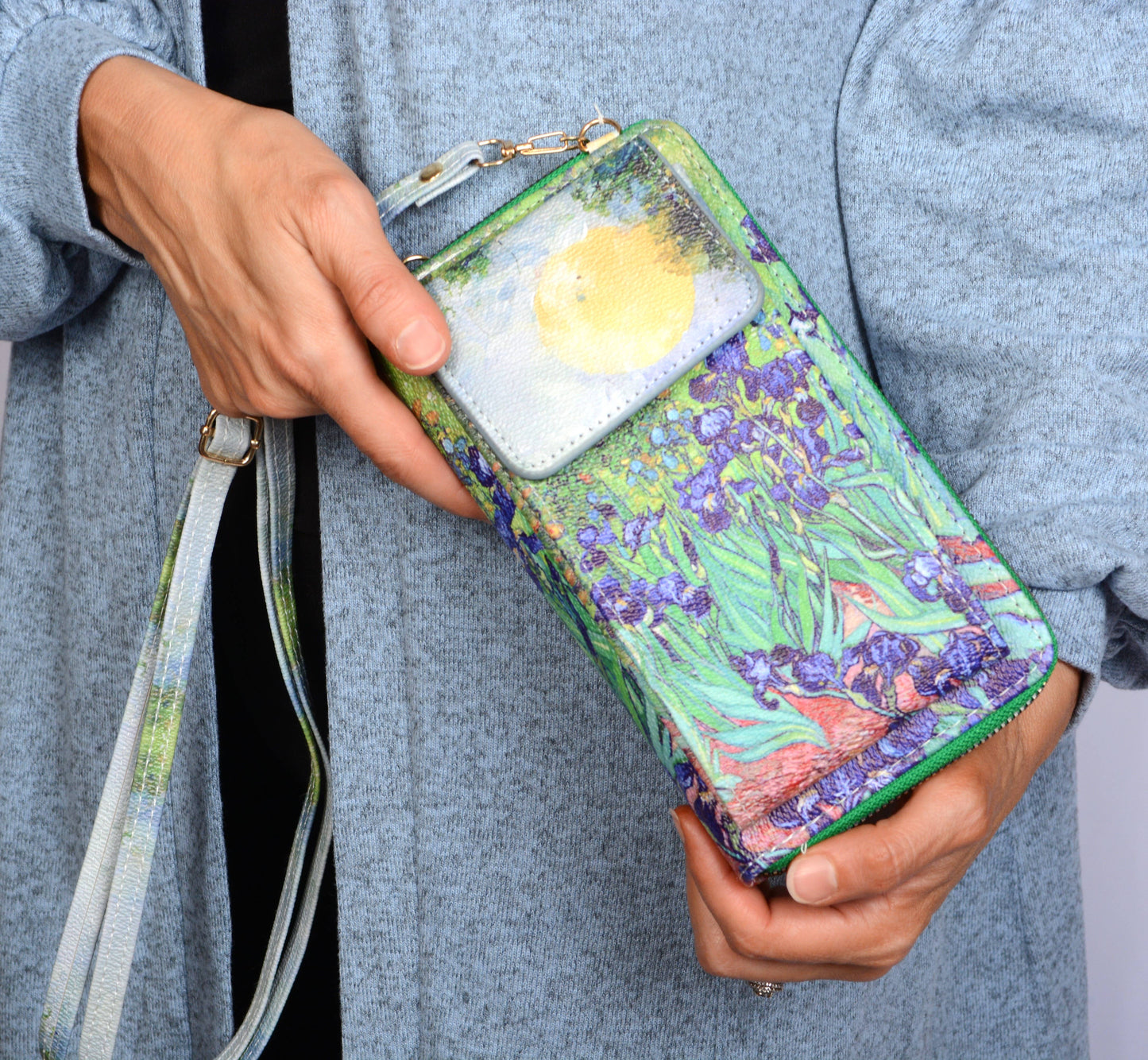 Masterpiece Art Cellphone Pocket Wallet, 3 Assorted