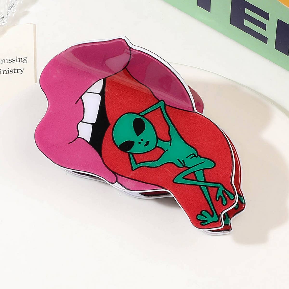 Alien Acrylic Hair Claw