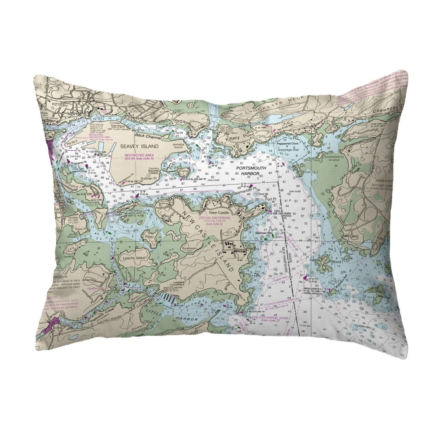 Portsmouth Harbor NH In/Outdoor Pillow
