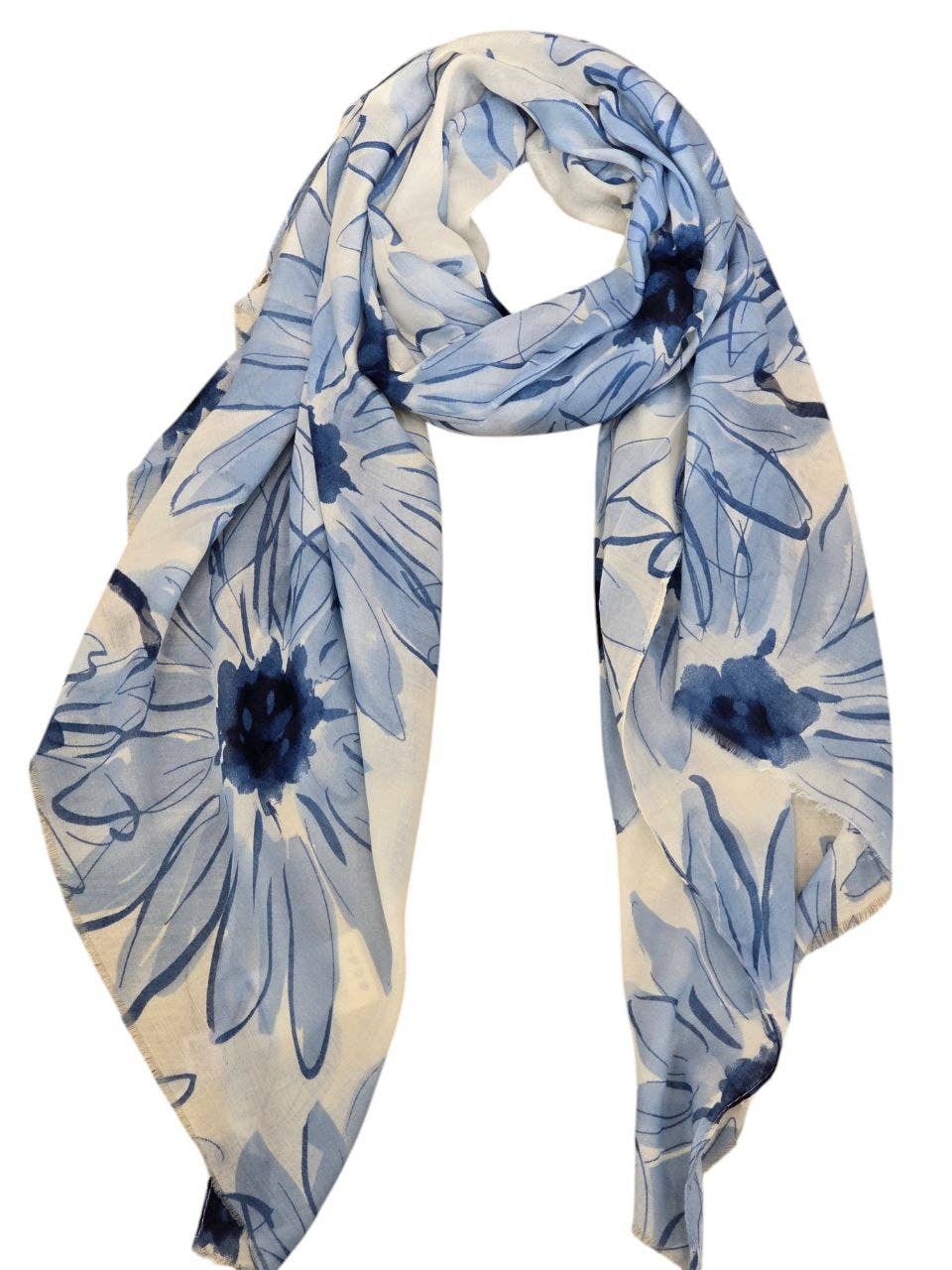 Flower Cotton Spring Summer Scarves