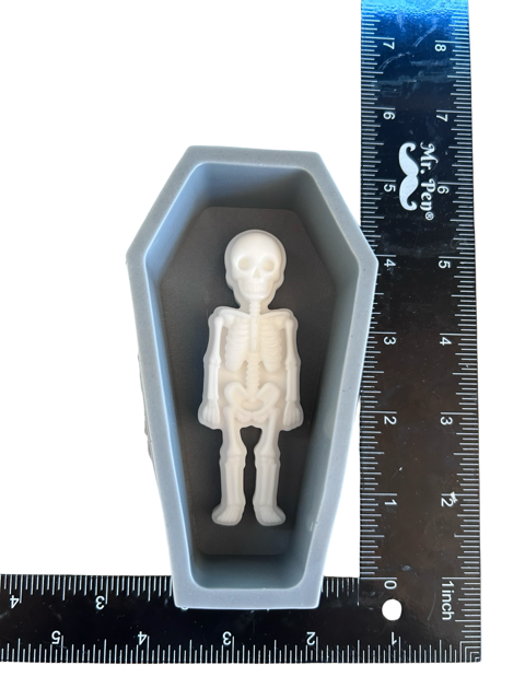 Coffin and White Skeleton Soap