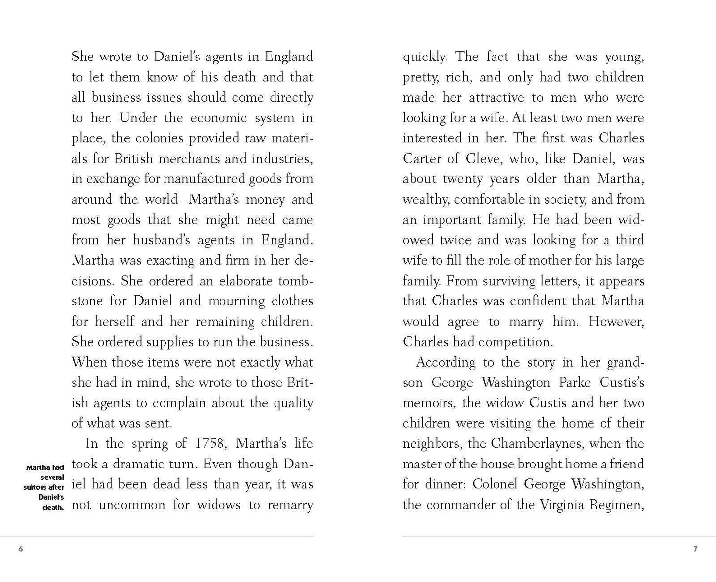 A Short Biography of Martha Washington