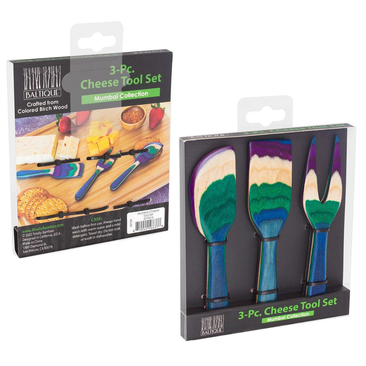 Baltique® Mumbai Collection 3-Piece Cheese Tool Set