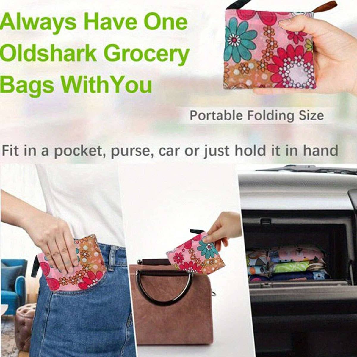 Large capacity eco friendly shopping bag