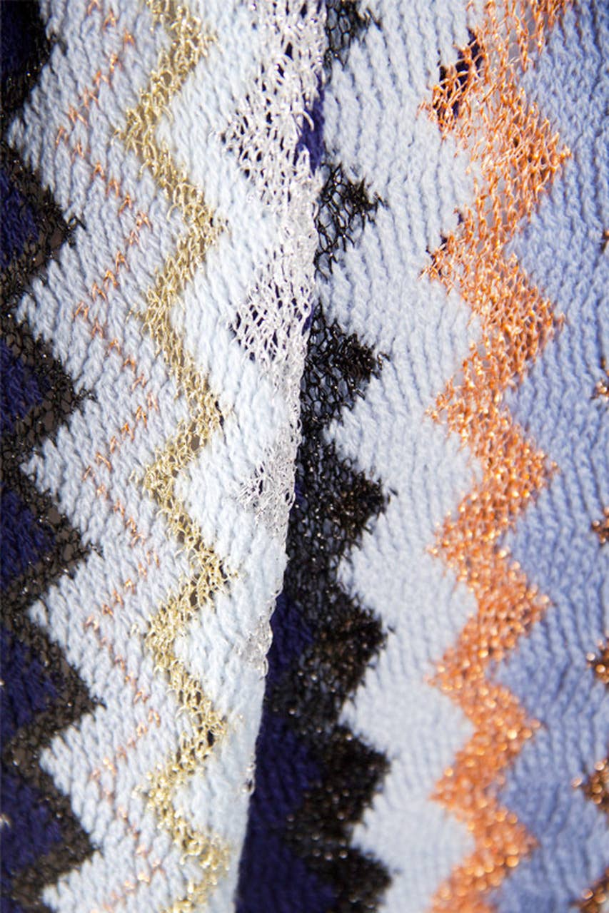 Zig Zag Pattern Scarf-Mkas4220