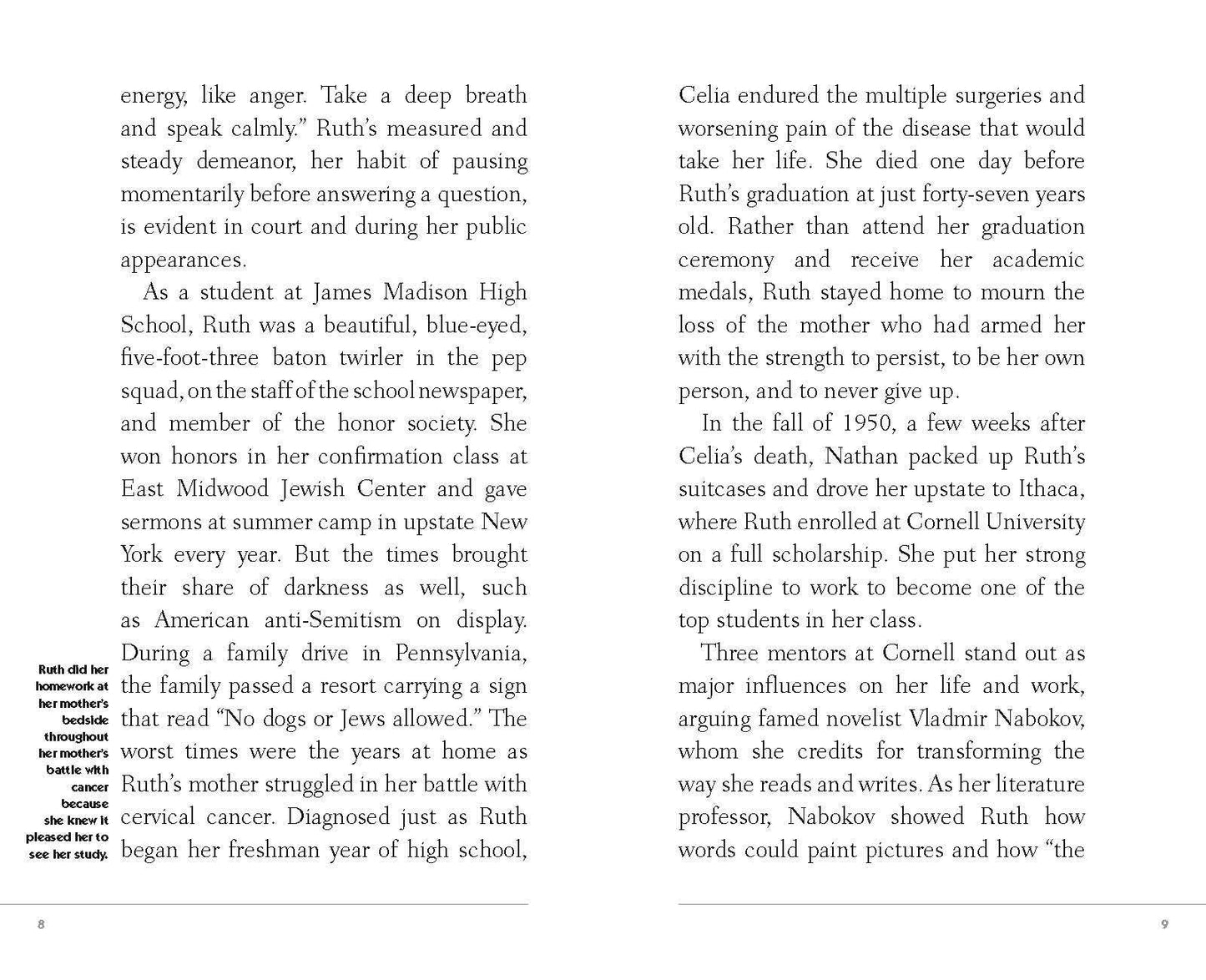 A Short Biography of Ruth Bader Ginsburg