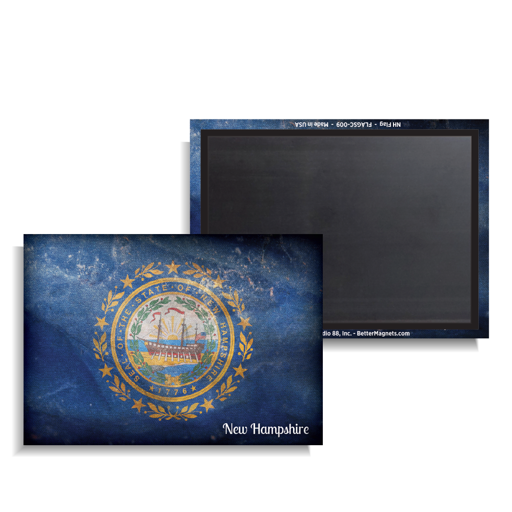 New Hampshire Distressed US State Flag