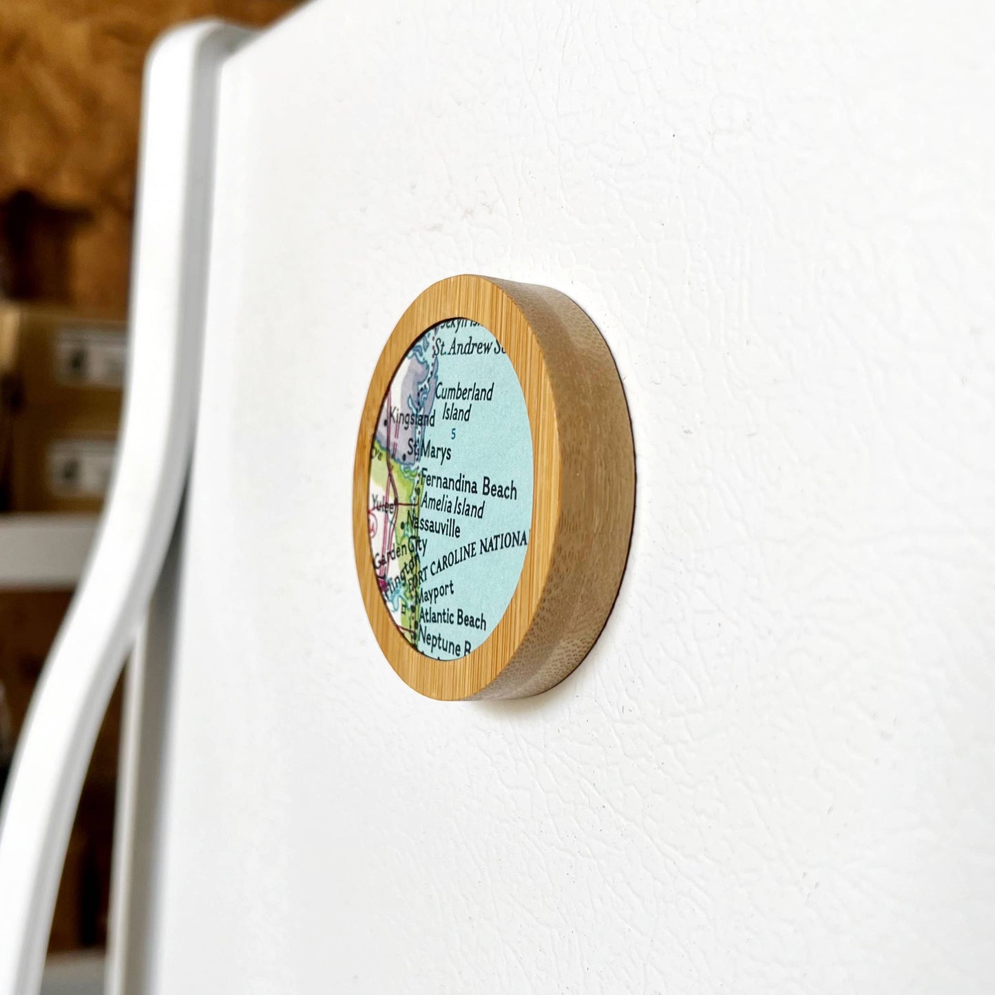Portsmouth Map Magnetic Bottle Opener