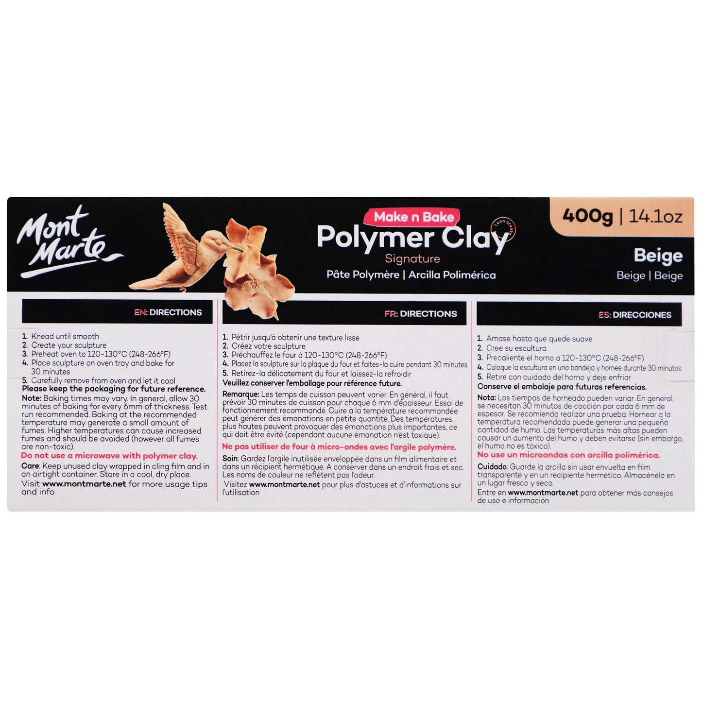 Make n Bake Polymer Clay Signature 400g (14.1oz)