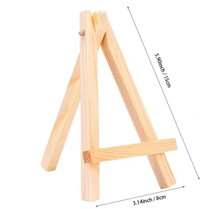 Mini Easel: Wood Phone Holder & Postcard Rack