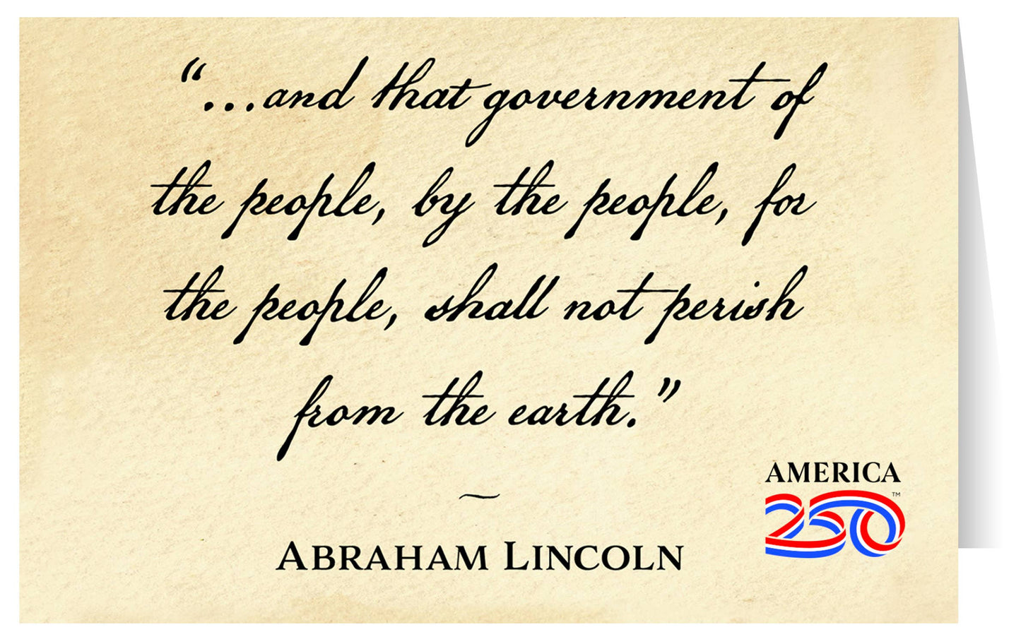 "For the People" Note Card