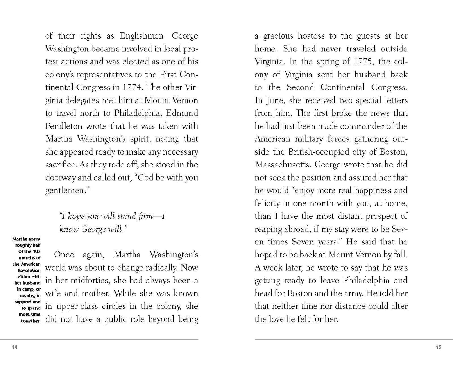 A Short Biography of Martha Washington