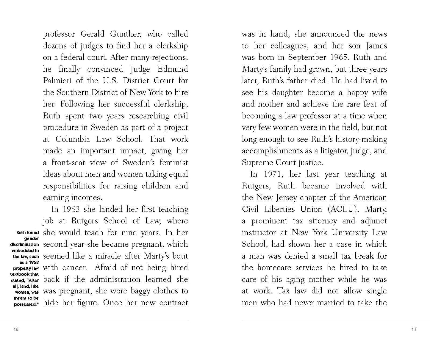 A Short Biography of Ruth Bader Ginsburg