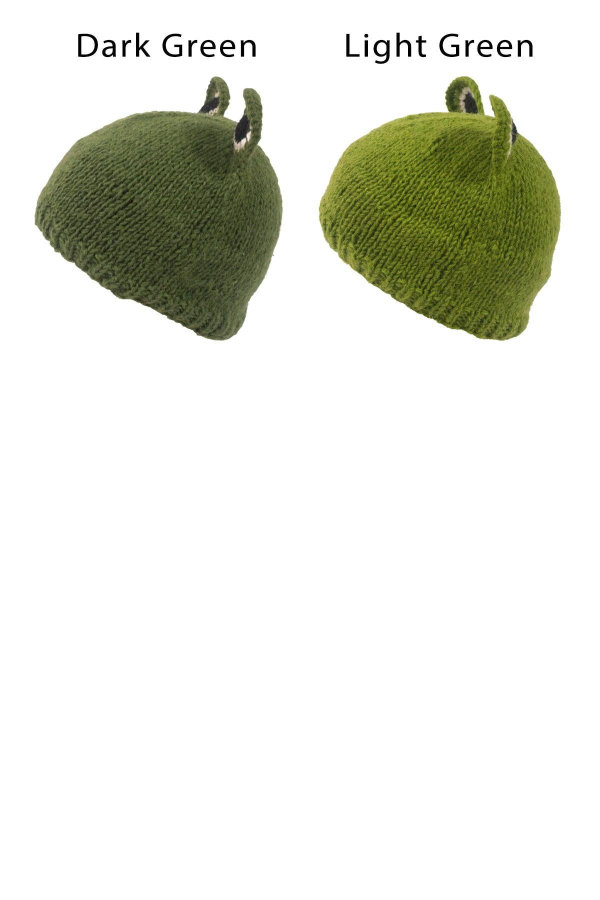 Frog Character Green Beanie