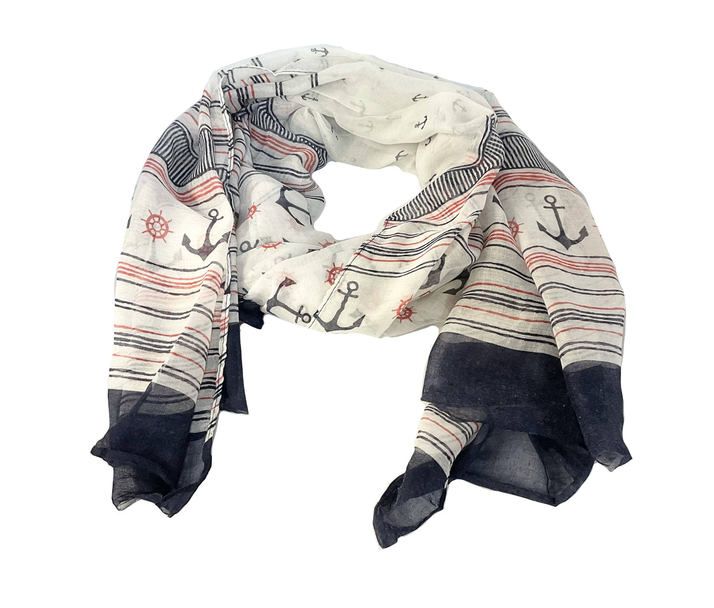 Anchor Oblong Scarf #88-2519NV