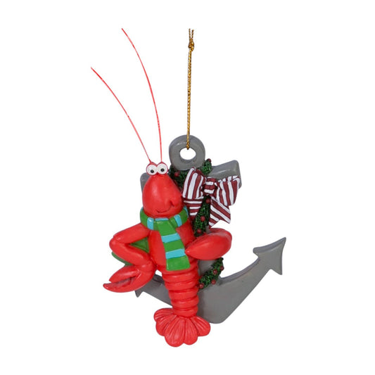 Lobster On Anchor Ornament