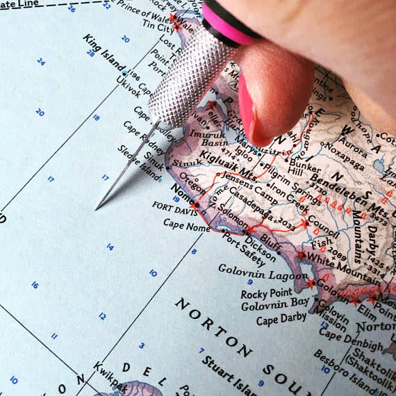 Portsmouth Map Magnetic Bottle Opener