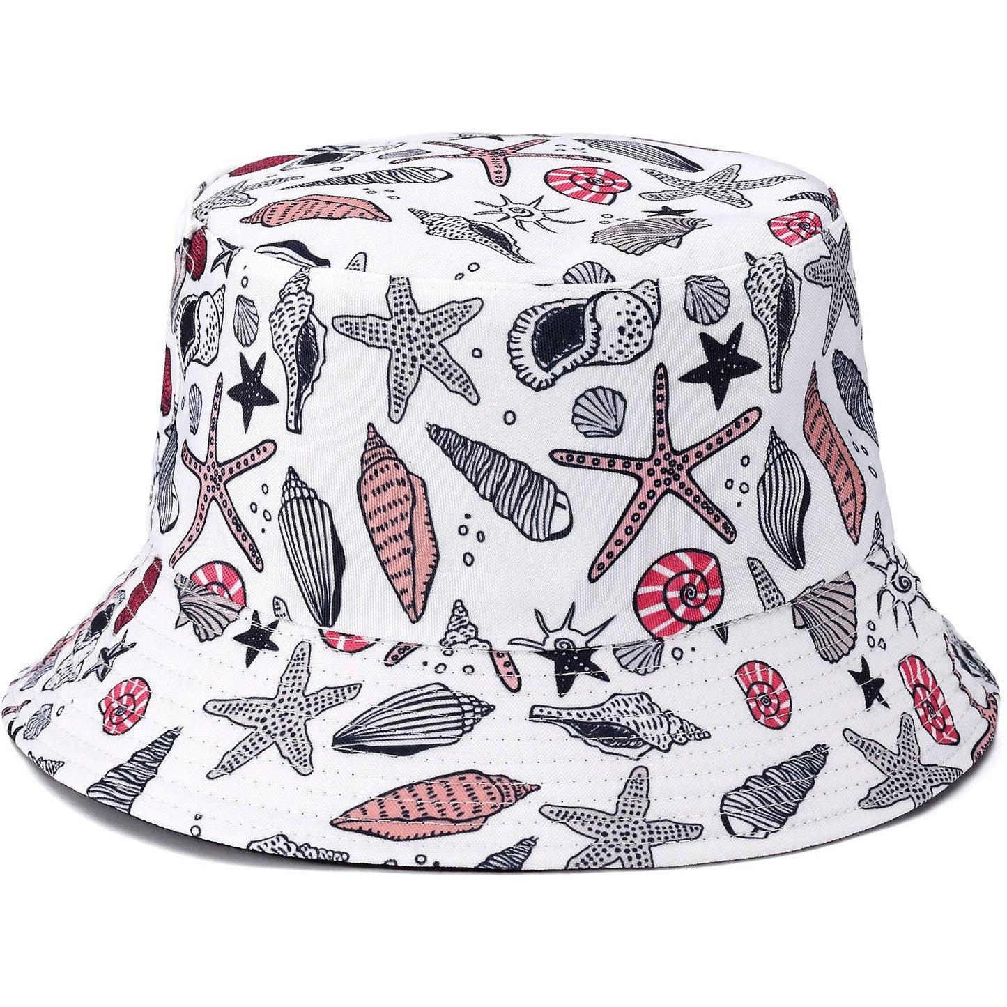 Sea shells bucket hat