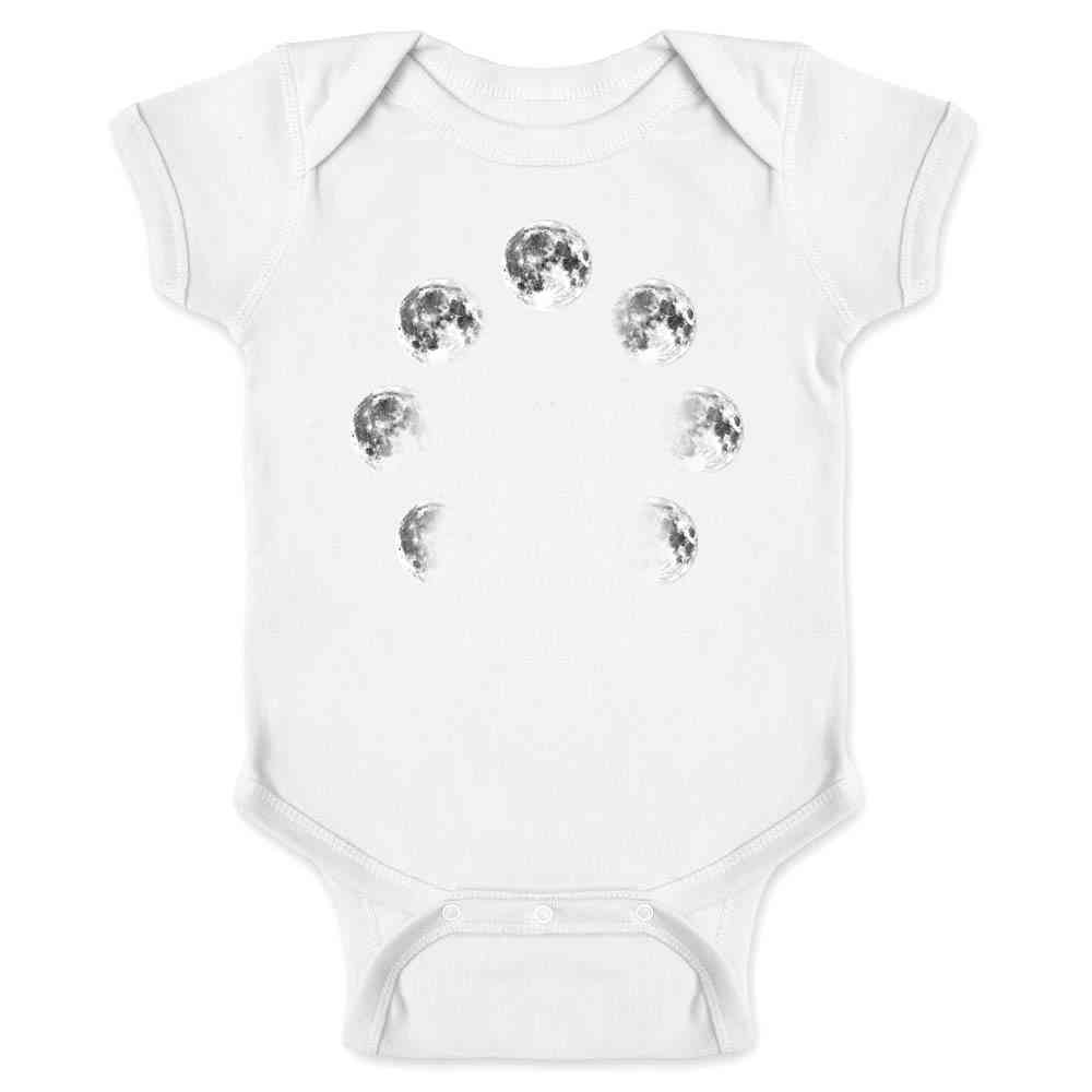 Moon Phases Lunar Cycle Astronomy Onesie