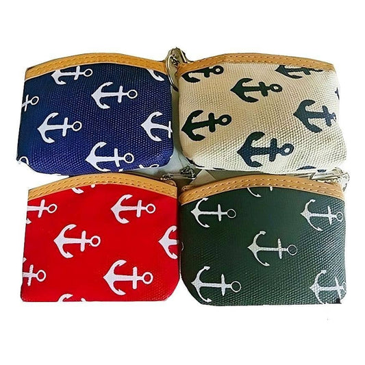 Anchor Dot Coin Purse Set