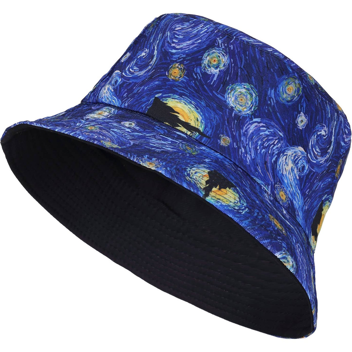 Van Gogh starry night bucket hat