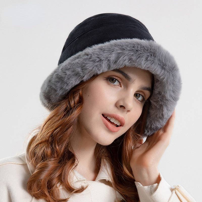 Winter Furry Bucket Hat