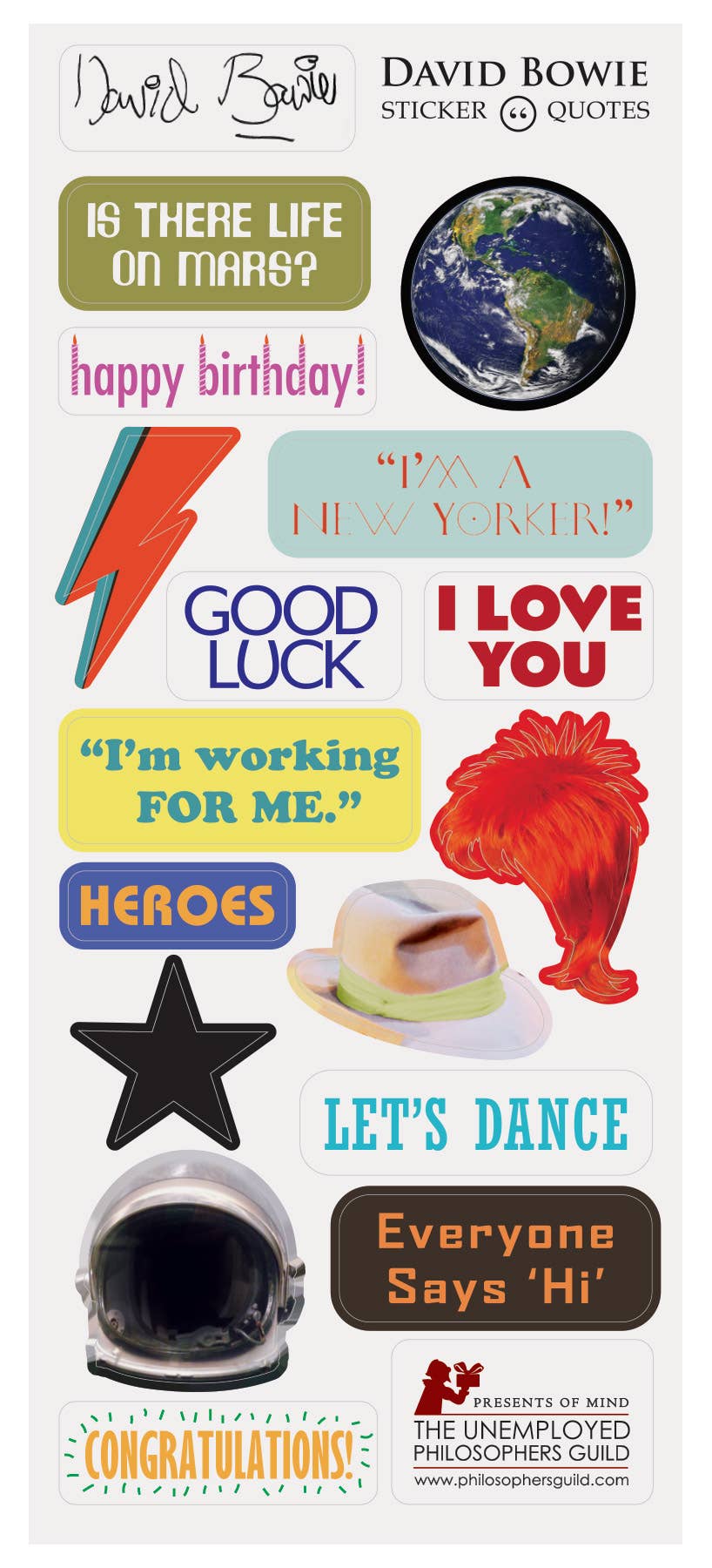 David Bowie Card