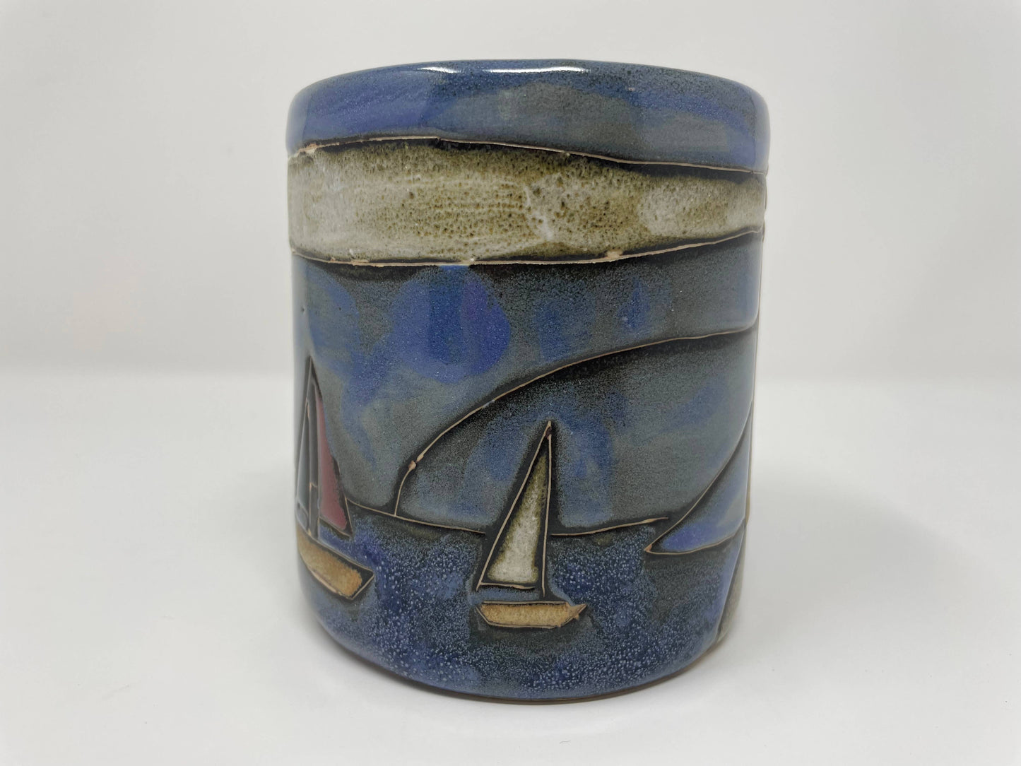 Mara Stoneware Lighthouse Mug