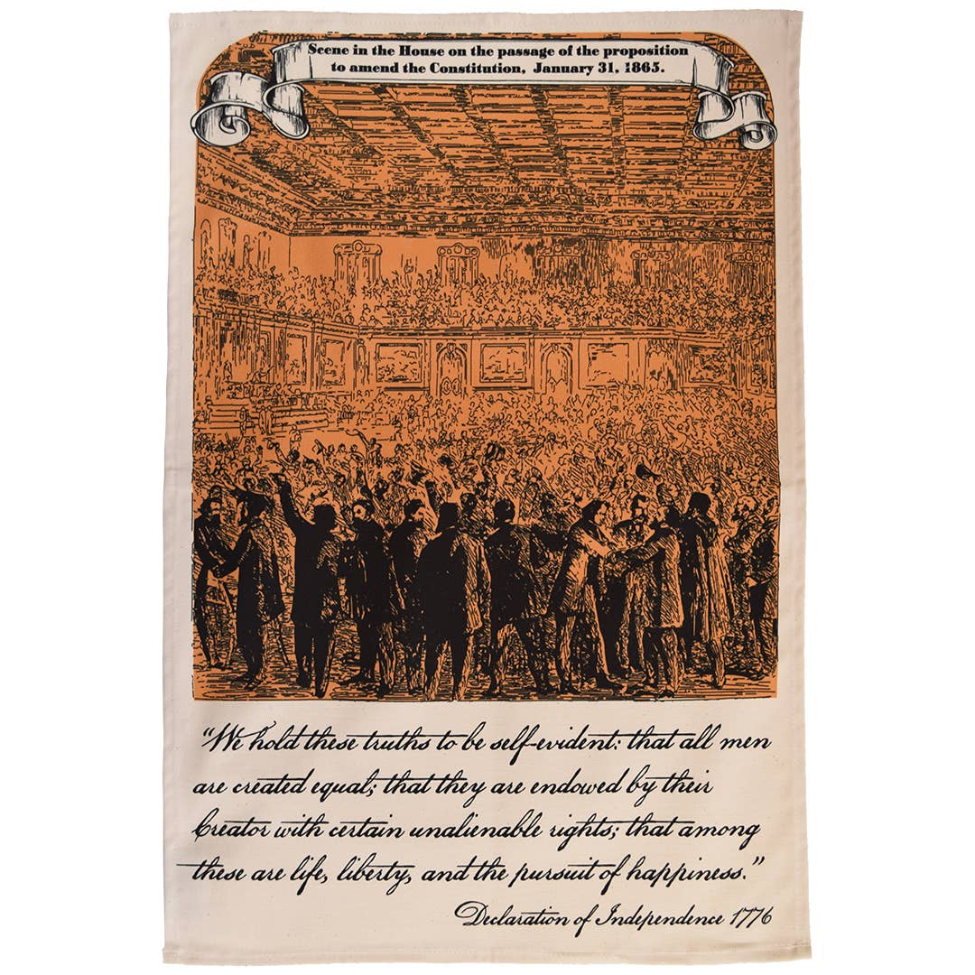 Reconstruction Amendments (US Constitution) Tea Towel