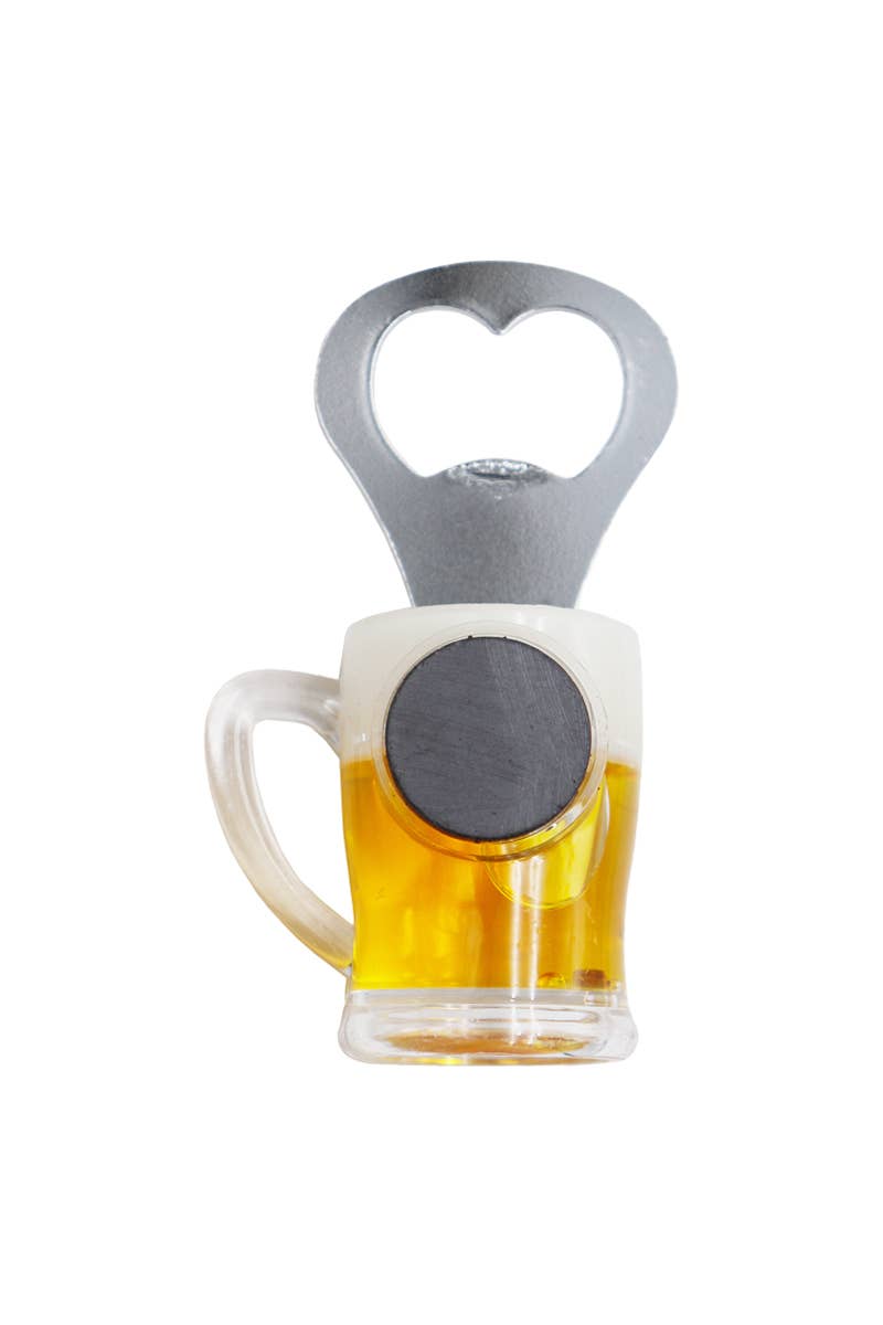 Mini Beer Glass Mug Magnetic Bottle Opener