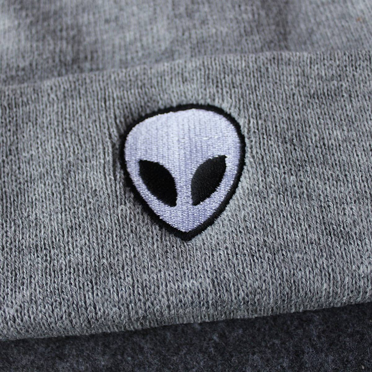 Alien Skull knit hat