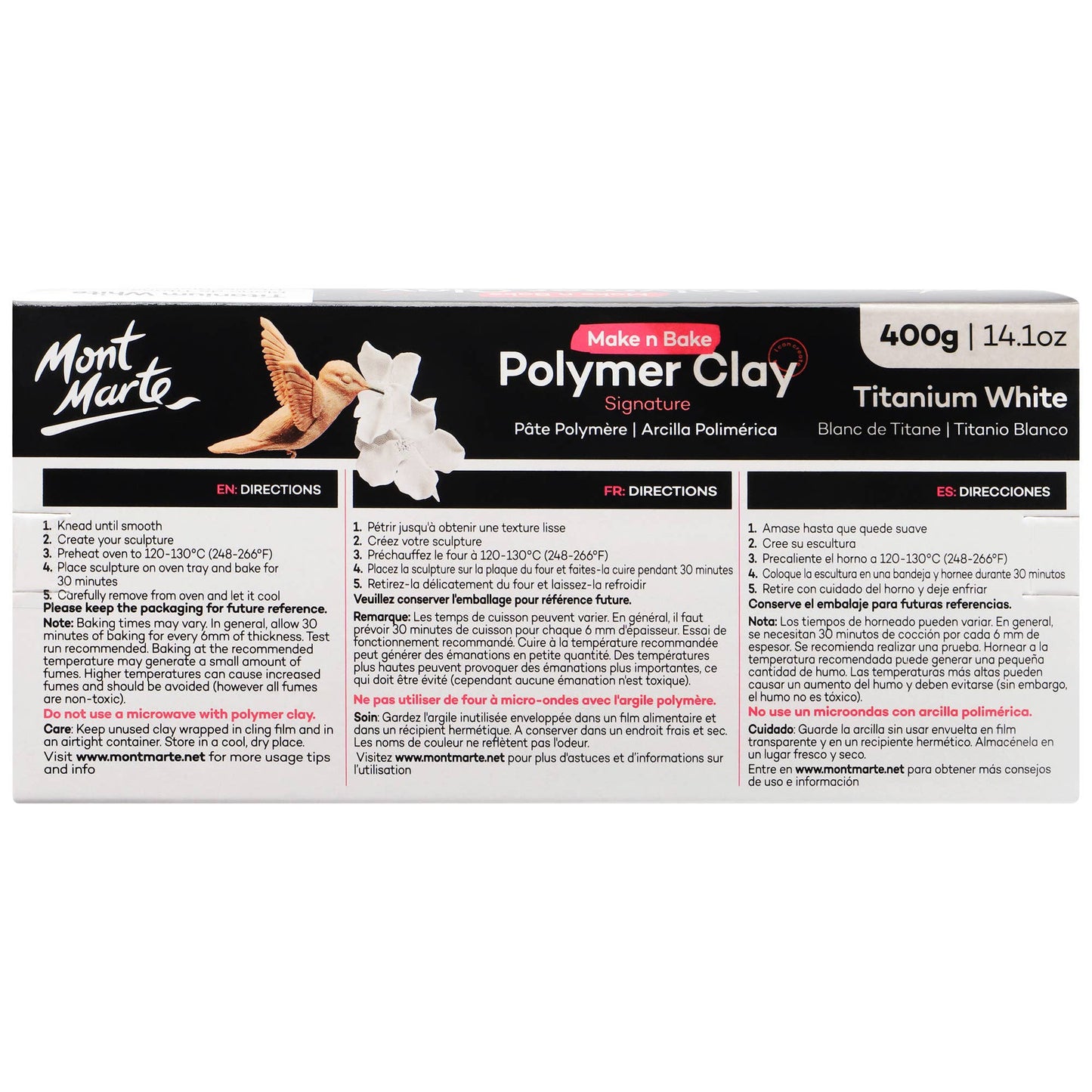 Make n Bake Polymer Clay Signature 400g (14.1oz)