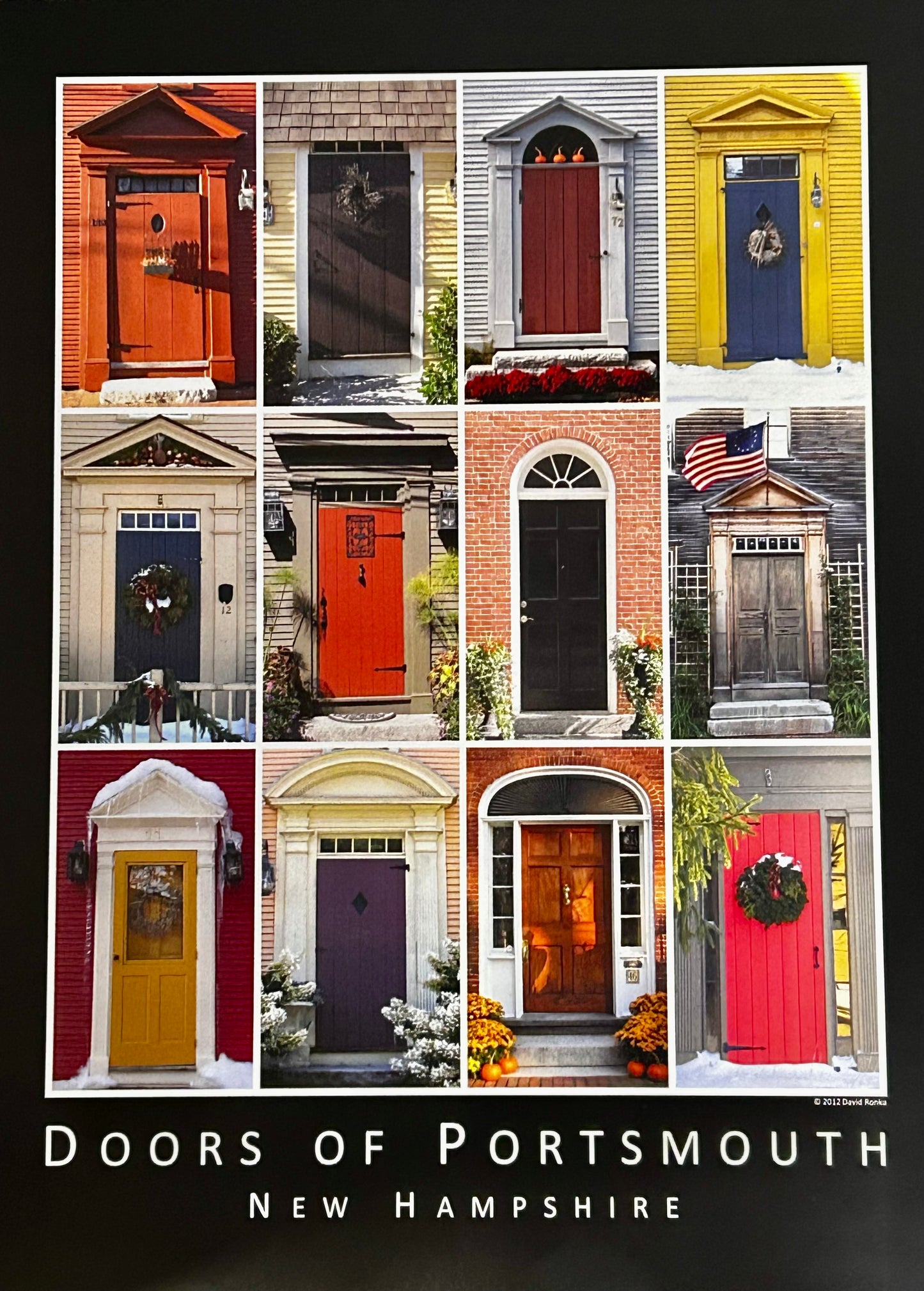 Doors of Portsmouth poster by David Ronka