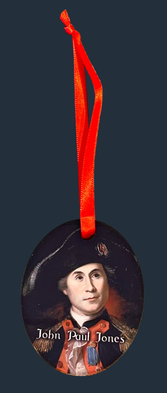 John Paul Jones Oval Acrylic Ornament