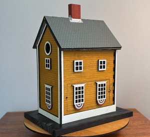 Early American, Yellow Birdhouse