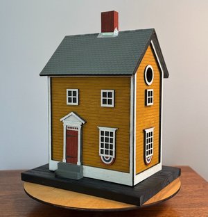 Early American, Yellow Birdhouse
