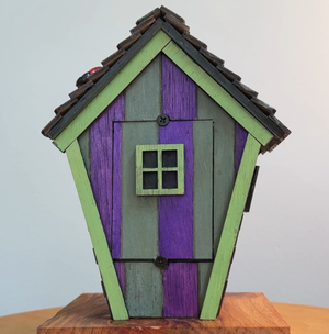 Mini House, Ladybug Birdhouse