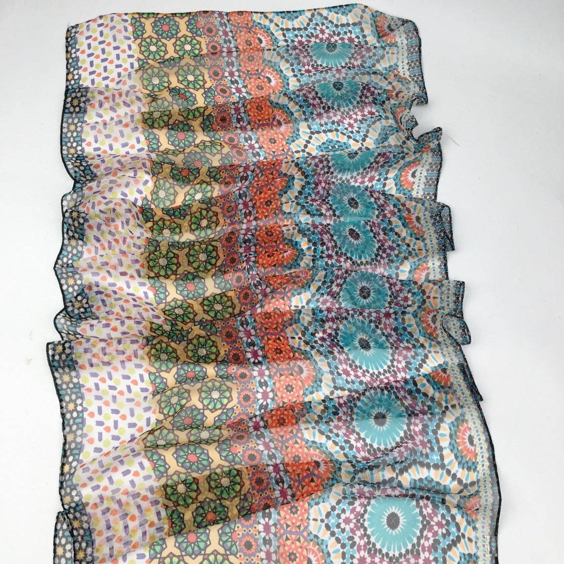 Scarvii - Boho Flowy Thin Scarf - Soft & Breathable