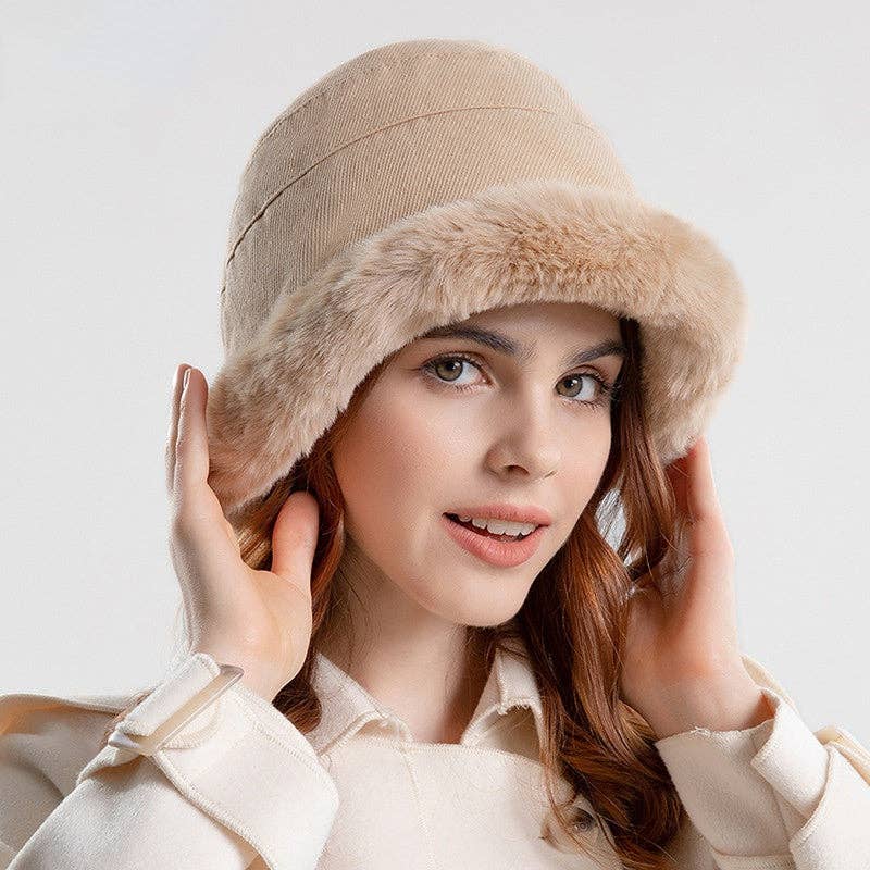 Winter Furry Bucket Hat