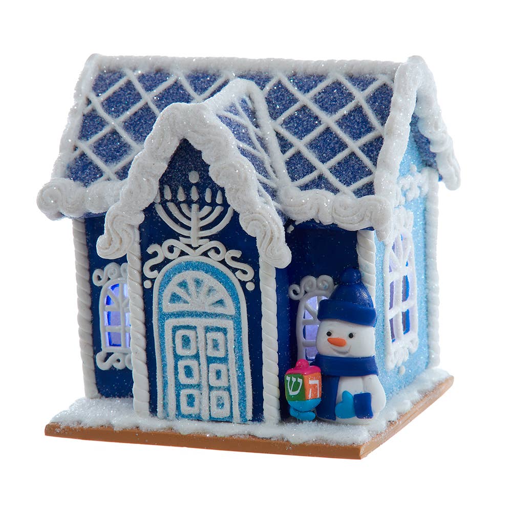 Hannukah LED House table piece
