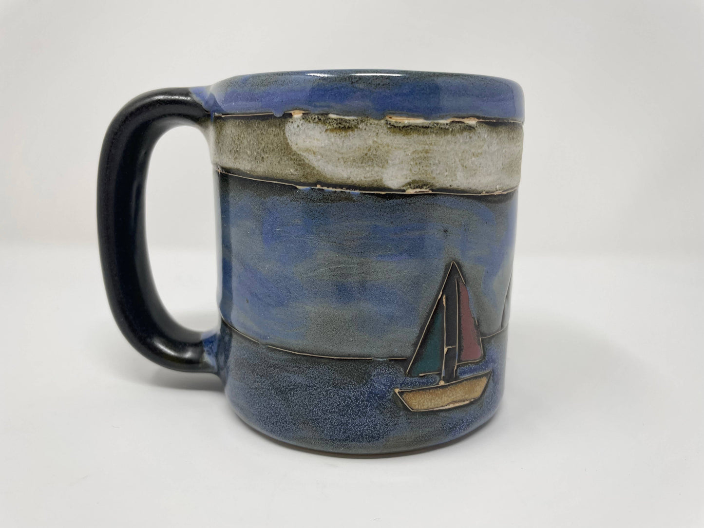 Mara Stoneware Lighthouse Mug