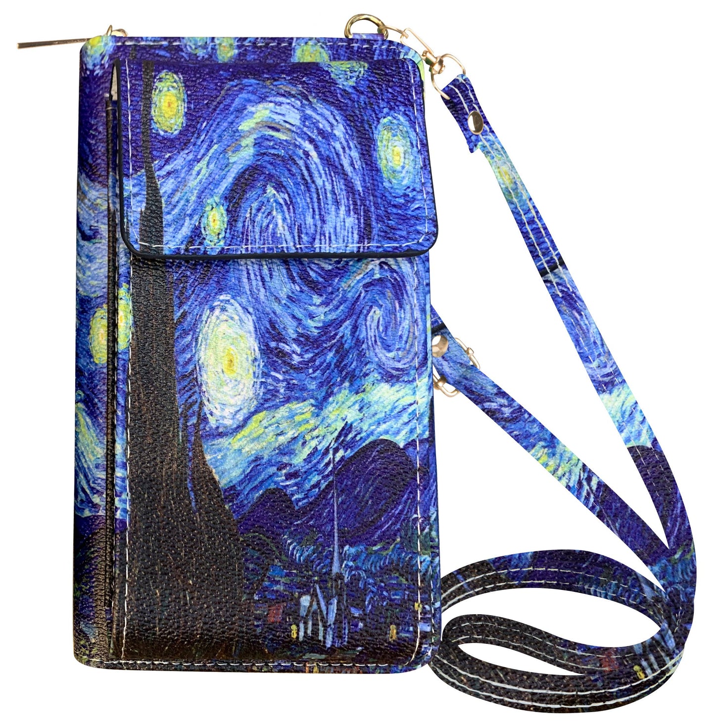 Masterpiece Art Cellphone Pocket Wallet, 3 Assorted