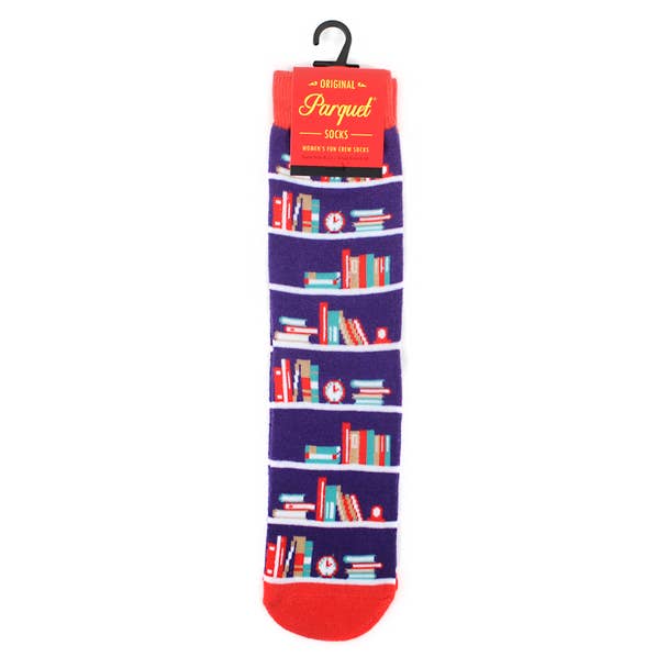 Women's Stack of Books Novelty Socks