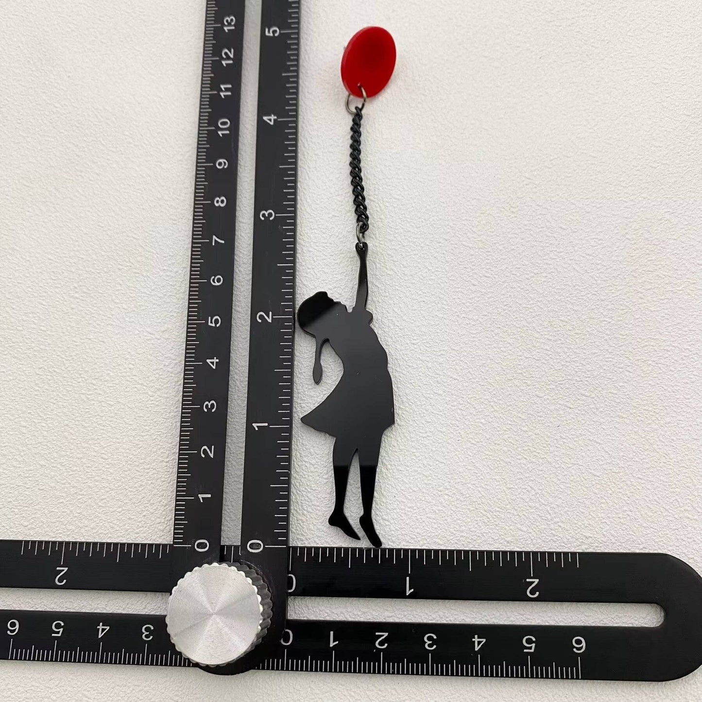 The Girl Holding A Balloon Acrylic Dangle Earrings