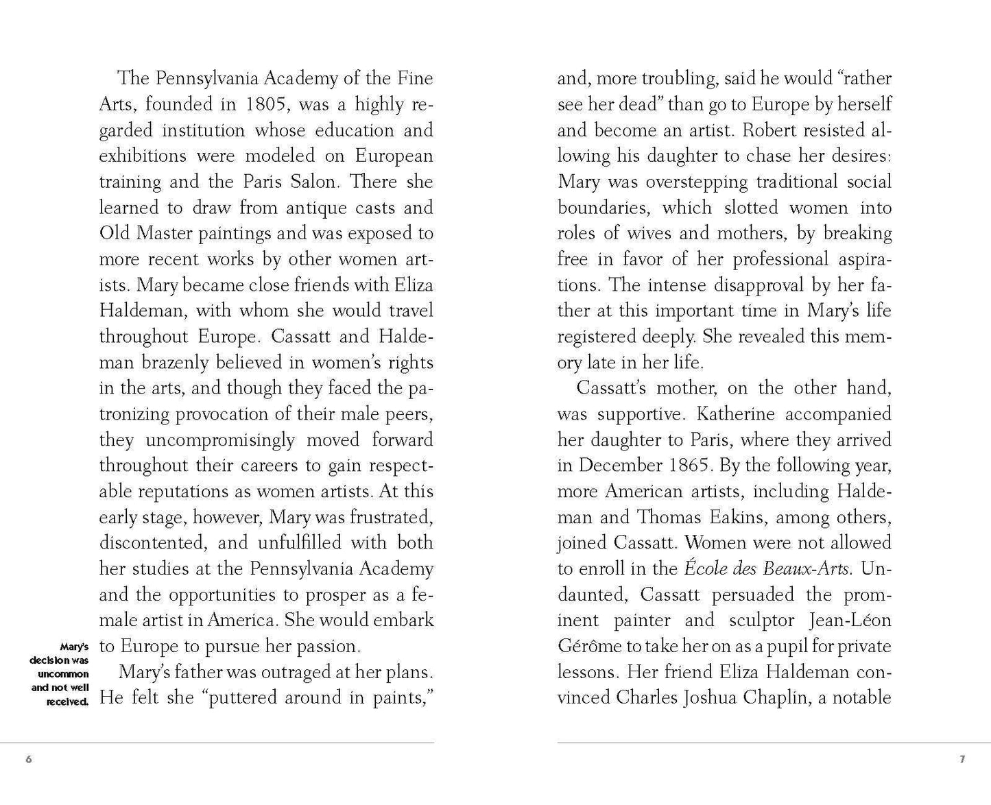 A Short Biography of Mary Cassatt