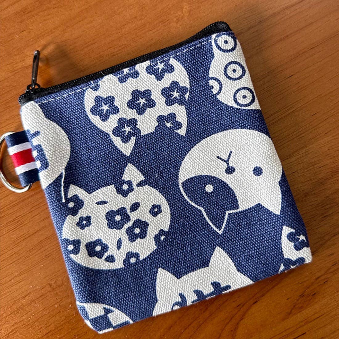 Cosbai - Canvas Cat Pattern Coin Purse