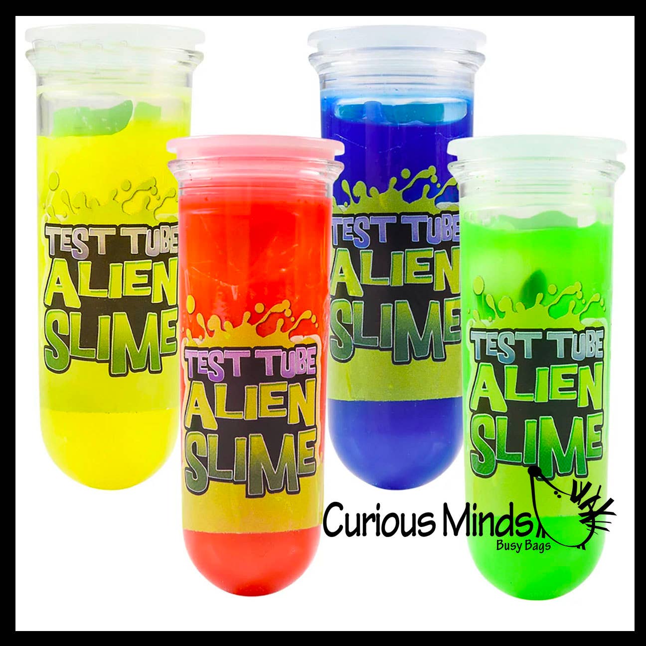 Alien Test Tube Slime With Mini Figurine